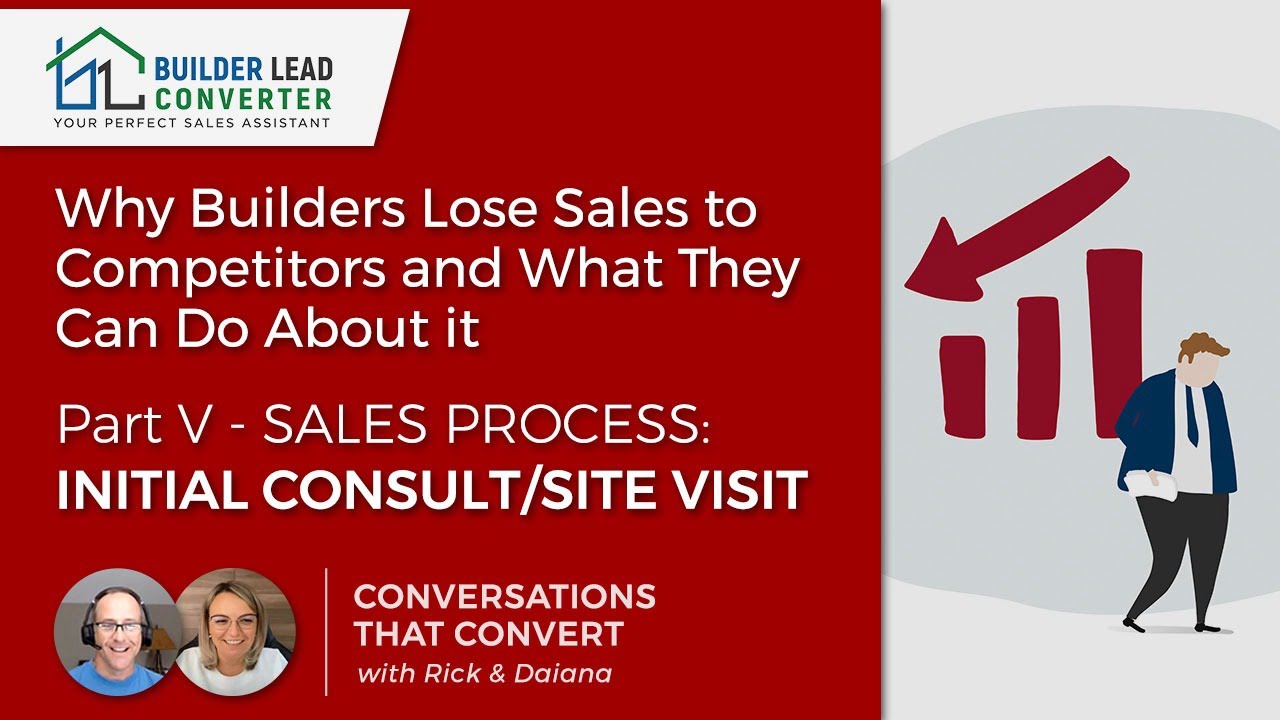Why Builders Lose Sales to Competitors – Part V Sales Process: (Initial Consult/site Visit)