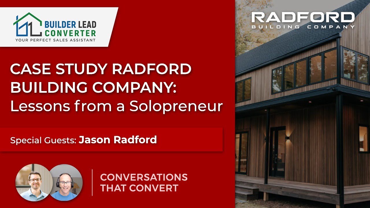 Case Study Radford Building Company: Lessons from a Solopreneur
