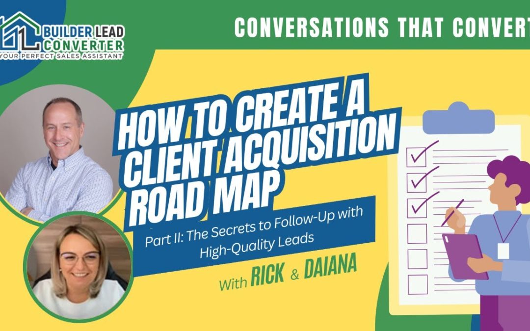How to Create a Client Acquisition Road Map: Part II – Secrets to Follow-Up with High-Quality Leads